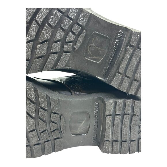 US Military BELLEVILLE Black Steel Toe Combat Boots 5.5R Oil Resistance NEW VTG. - Picture 10 of 14